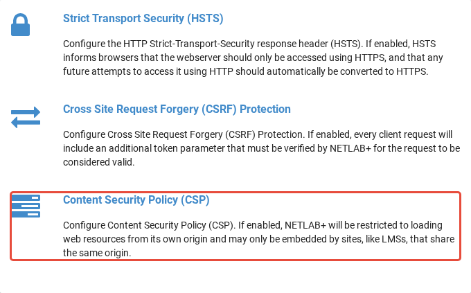 Web Server Security - Content Security Policy (CSP)