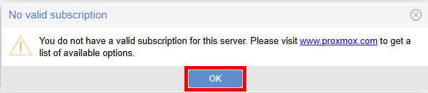 No valid subscription