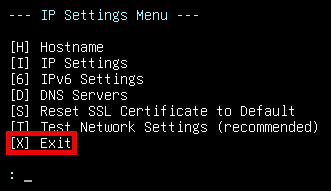 Verify Network Settings