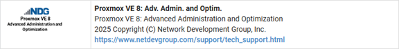 Proxmox VE 8: Advanced Administration and Optimization Pod Type