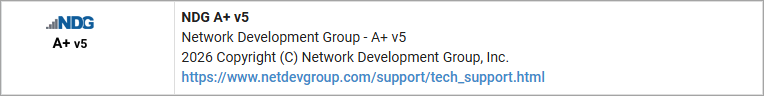 NDG A+ v5 Pod Type